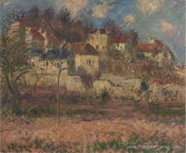 Village sur la colline Village sur la colline