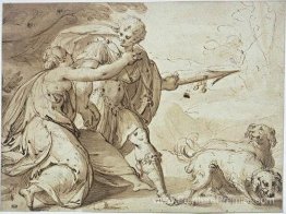 Adonis retenu par Vénus tout en allant chasser Adonis retenu par Vénus tout en allant chasser