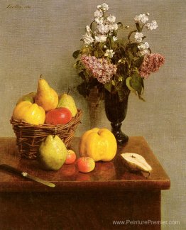 Nature morte avec des fleurs et des fruits Nature morte avec des fleurs et des fruits