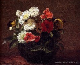 Fleurs dans un pot d'argile Fleurs dans un pot d'argile