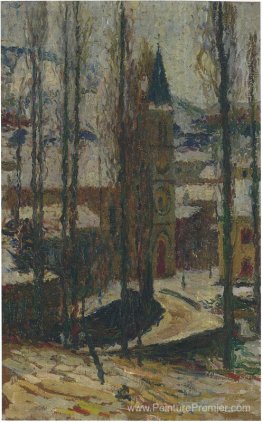 Église en hiver Église en hiver