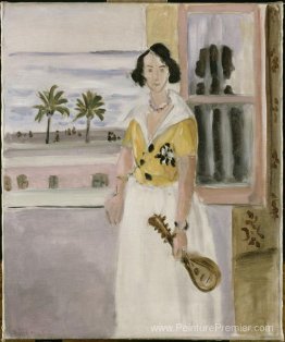Femme avec mandoline Femme avec mandoline