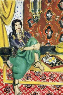 Odalisque assis avec planche Odalisque assis avec planche