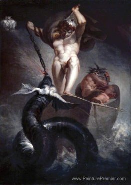 Thor bat le serpent Midgard Thor bat le serpent Midgard