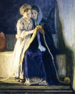 Christ et sa mère étudiant les Écritures Christ et sa mère étudiant les Écritures