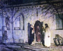 Christ avec la femme cananéenne et sa fille Christ avec la femme cananéenne et sa fille