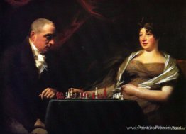 Portrait de Francis et de sa femme Eliza Dundas Cumming Portrait de Francis et de sa femme Eliza Dundas Cumming