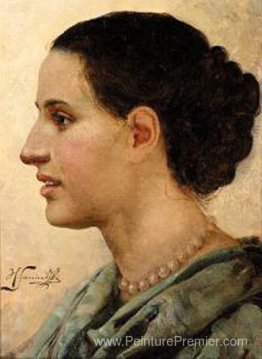 Portrait d'une jeune femme Portrait d'une jeune femme