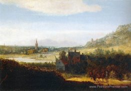 Paysage avec des hommes armés Paysage avec des hommes armés