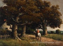 Paysage avec cheval et cavalier Paysage avec cheval et cavalier
