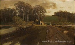 Cheval et cavalier dans un paysage Cheval et cavalier dans un paysage