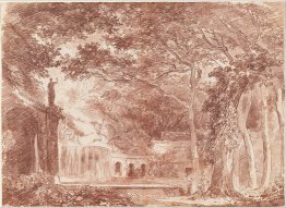 La fontaine ovale dans les jardins de la Villa d'Este, Tivoli La fontaine ovale dans les jardins de la Villa d'Este, Tivoli
