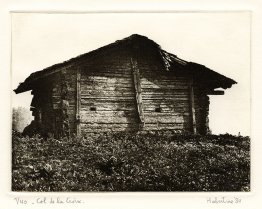Shed on Alpine Pass Col de la Croix, Canton Vaud Suisse Shed on Alpine Pass Col de la Croix, Canton Vaud Suisse