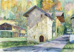 Maison du sou dans le village Glutières; Une maison de taxe dans Maison du sou dans le village Glutières; Une maison de taxe dans