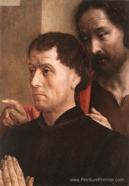 Portrait d'un homme de prière avec Saint-Jean-Baptiste Portrait d'un homme de prière avec Saint-Jean-Baptiste