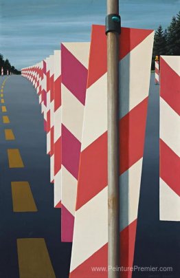 Étude pour `` Autobahn dans la forêt noire II '' Étude pour `` Autobahn dans la forêt noire II ''