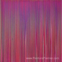 Lignes versées: violet léger, vert, bleu, rouge, violet Lignes versées: violet léger, vert, bleu, rouge, violet