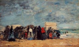 Trouville, scène de plage Trouville, scène de plage