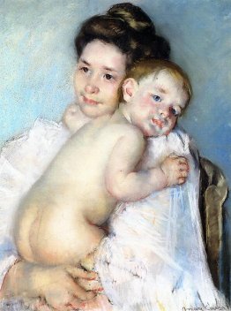 Mère Berthe tenant son bébé Mère Berthe tenant son bébé