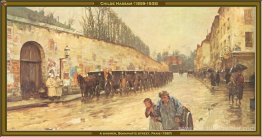 Childe Hassam-A doccia-Bonaparte strada Childe Hassam-A doccia-Bonaparte strada