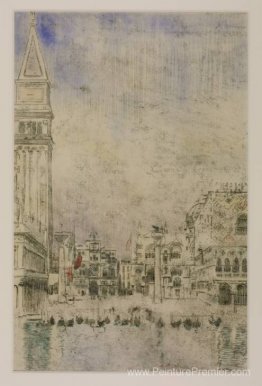 La Piazzetta et le vieux campanile, Venise La Piazzetta et le vieux campanile, Venise