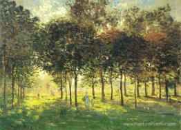 La promenade à Argenteuil, Soleil Couchant La promenade à Argenteuil, Soleil Couchant