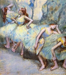 Danseurs de ballet dans les ailes Danseurs de ballet dans les ailes