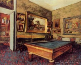 La salle de billard à Menil-Hubert La salle de billard à Menil-Hubert