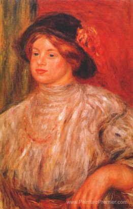 Gabrielle avec un grand chapeau Gabrielle avec un grand chapeau