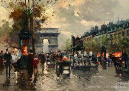 Champs Elysees, Arc de Triomphe Champs Elysees, Arc de Triomphe