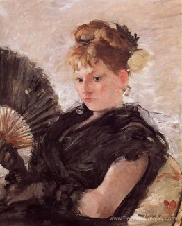 Femme avec un fan (aka chef d'une fille) Femme avec un fan (aka chef d'une fille)
