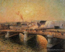 Le pont boieldieu, Rouen, coucher de soleil Le pont boieldieu, Rouen, coucher de soleil