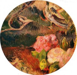 Fleurs et un oiseau Fleurs et un oiseau