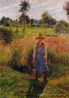 Le jardinier, soleil de l'après-midi, Eragny Le jardinier, soleil de l'après-midi, Eragny