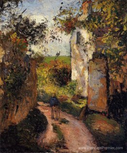 Un paysan dans la voie d'Hermitage, Pontoise Un paysan dans la voie d'Hermitage, Pontoise