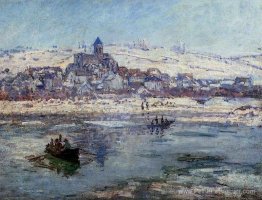 Vetheuil en hiver Vetheuil en hiver