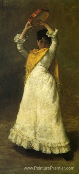 Une fille dansante de Madrid Une fille dansante de Madrid