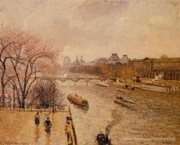 Le Louvre, après-midi, temps pluvieux Le Louvre, après-midi, temps pluvieux