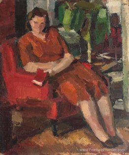 Jeune femme à l'intérieur Jeune femme à l'intérieur
