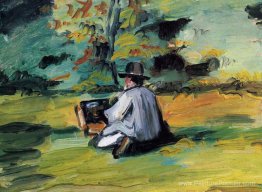 Un peintre au travail Un peintre au travail
