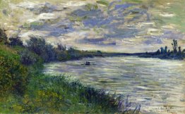 La Seine près de Vetheuil, temps orageux La Seine près de Vetheuil, temps orageux