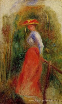 Femme dans un paysage Femme dans un paysage