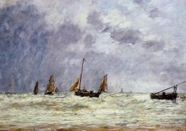 Berck, le départ des bateaux Berck, le départ des bateaux
