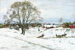 Hiver. Bouleaux noirs. Sergiyev Posad Hiver. Bouleaux noirs. Sergiyev Posad