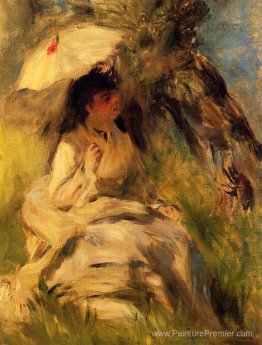 Femme avec un parasol Femme avec un parasol
