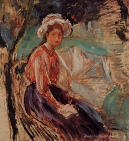 Jeune fille avec un parapluie Jeune fille avec un parapluie