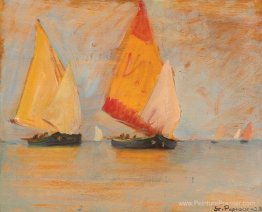 Yawls dans le lagon Yawls dans le lagon