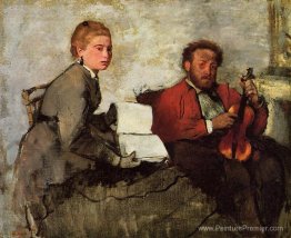 Violoniste et jeune femme Violoniste et jeune femme