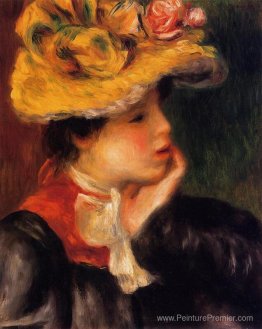 Tête d'une jeune femme (chapeau jaune) Tête d'une jeune femme (chapeau jaune)