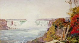 Vue des deux chutes du Niagara Vue des deux chutes du Niagara
